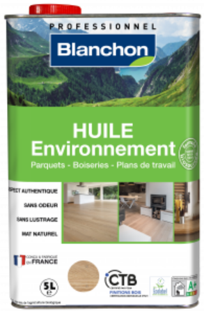 Huile bio-sourcée parquets, boiseries &amp; Plans de travail - Blanchon