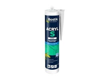 Mastic Acryl S pour calfeutrement et reprise de fissures - BOSTIK