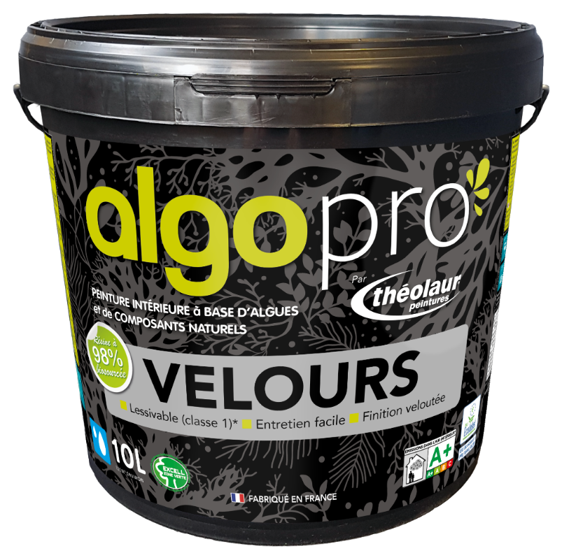 Peinture biosourcée finition velours