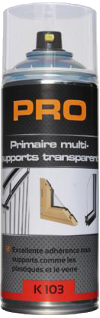 BOMBE PRIMAIRE MULTI-SUPPORTS TRANSPARENT 400ML