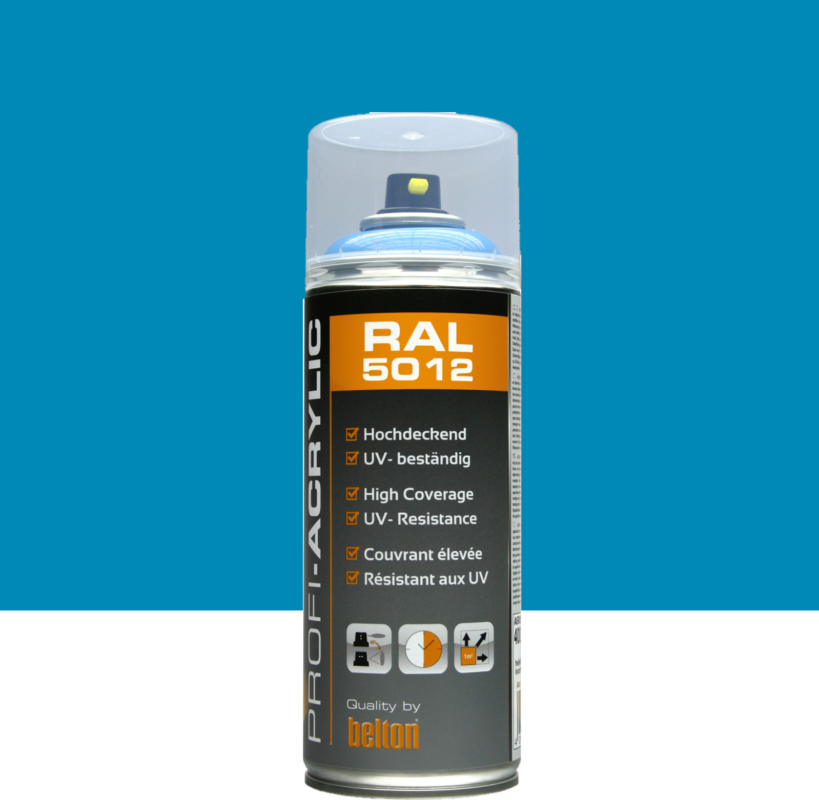 BOMBE PEINTURE BLEU CLAIR RAL 5012 400ML