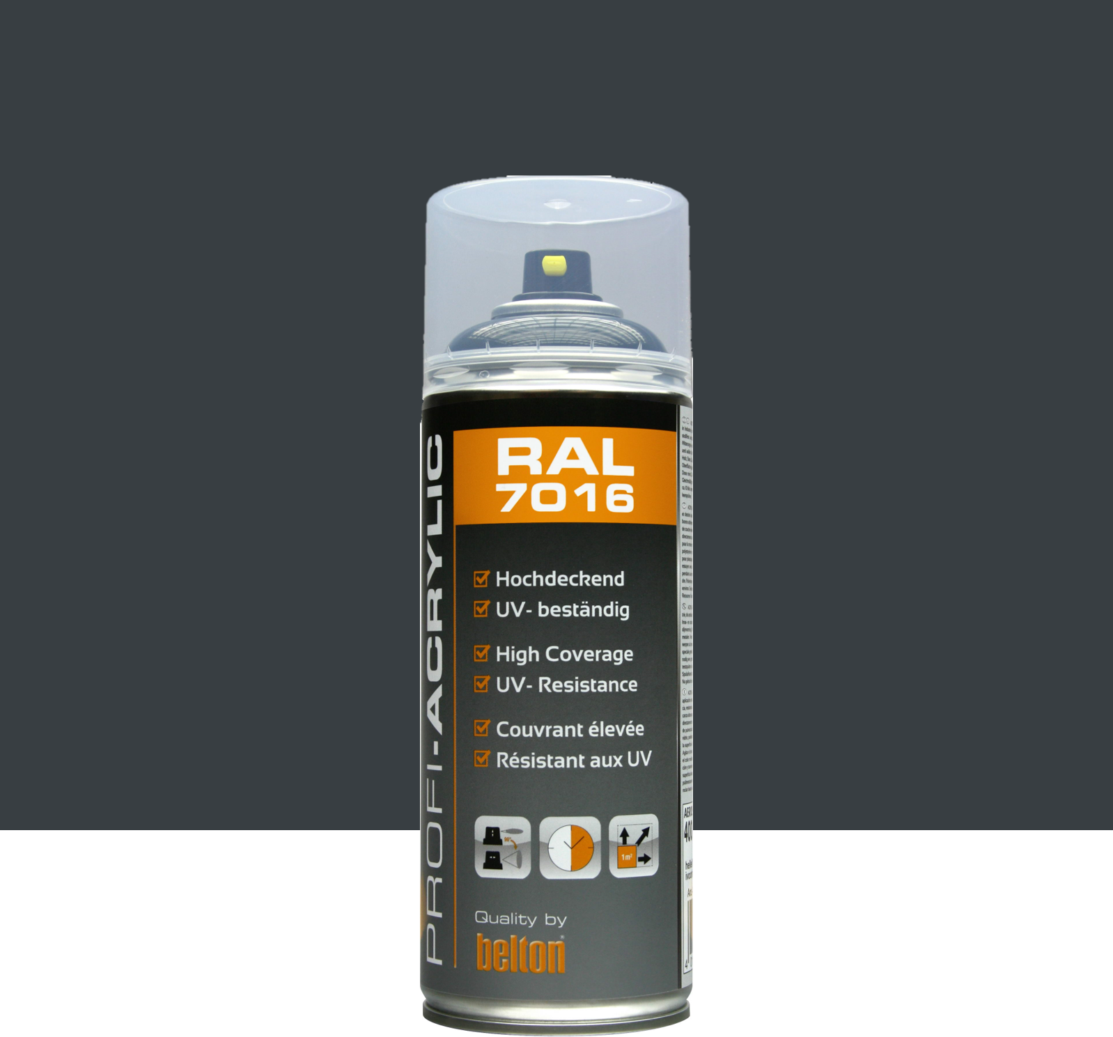 BOMBE PEINTURE GRIS AN RAL 7016 400ML