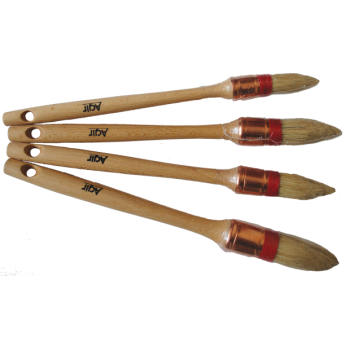 LOT DE 4 BROSSES POUR PEINTURE GLYCERO