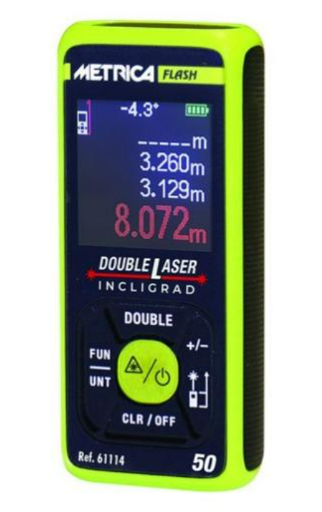 Laser télémetre Métrica TELEMETRE DOUBLE LASER - METRICA