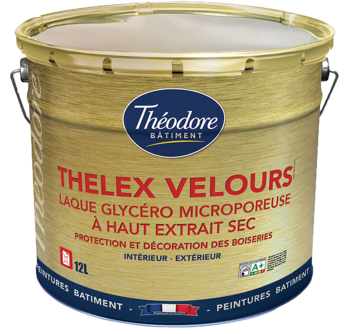 Peinture Glycéro Velours à haut extrait sec pour boiseries