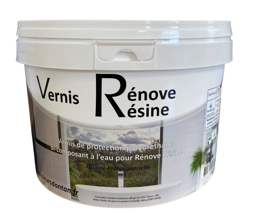 Résine colorée multisupport Renove Resine (2,5L) - Idéale carrelage,  baignoire, évier, mélaminé, bois, métal