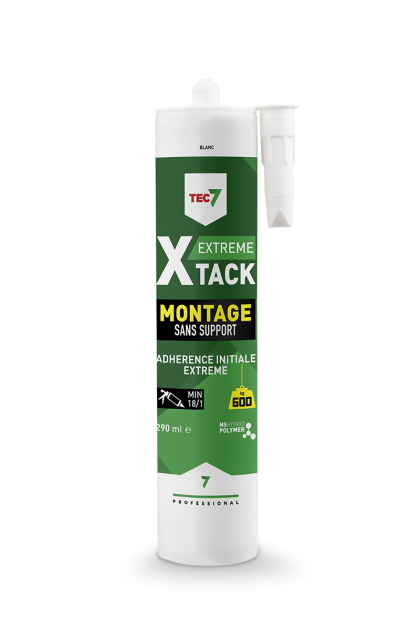 Mastic MS polymère fixation forte X-TACK - Tec7