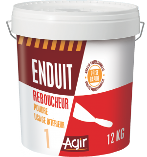 Enduit de rebouchage poudre blanc Toupret 5kg