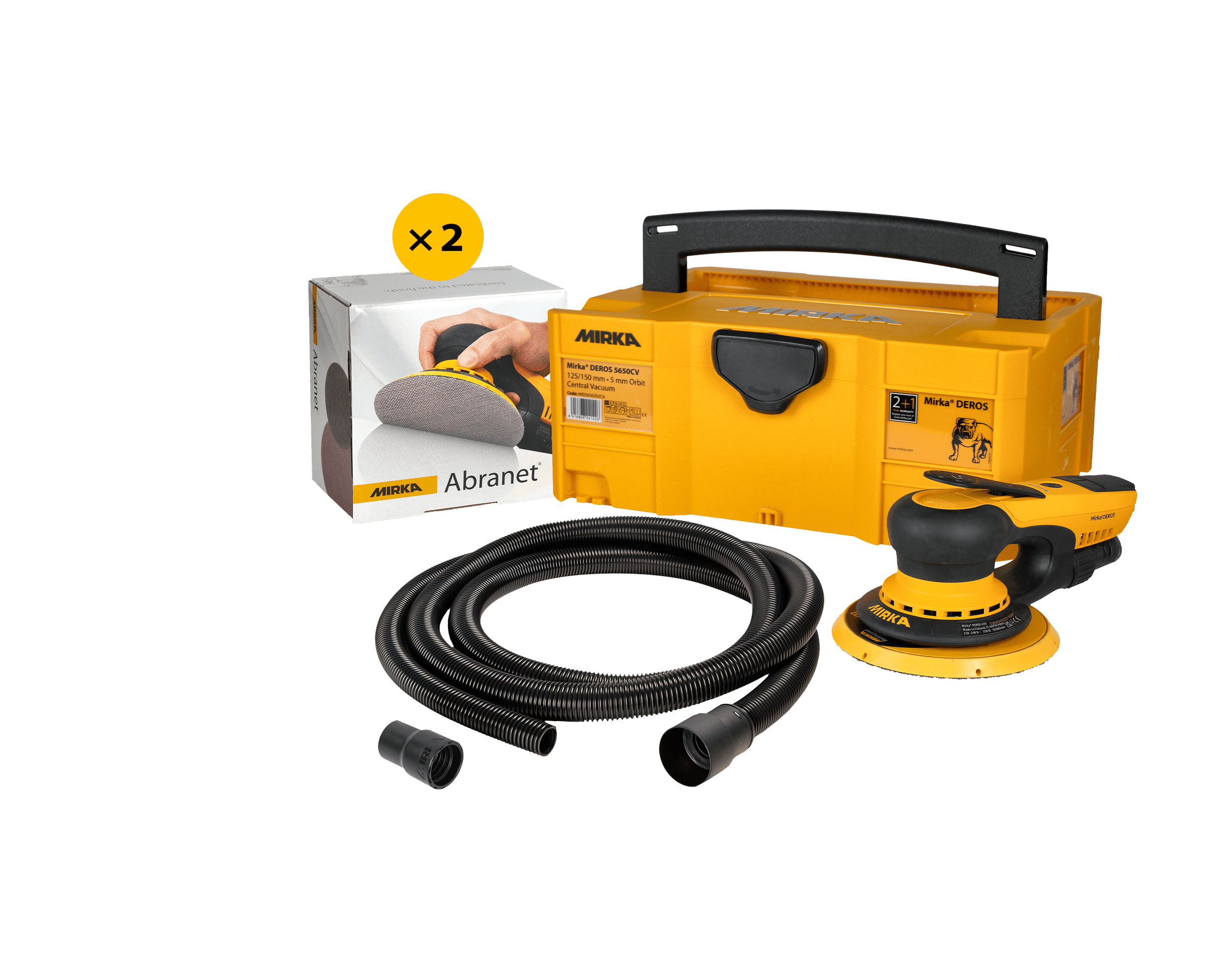 Kit Pack ponceuse Deros II Pro KIT2409CDMFR - Mirka