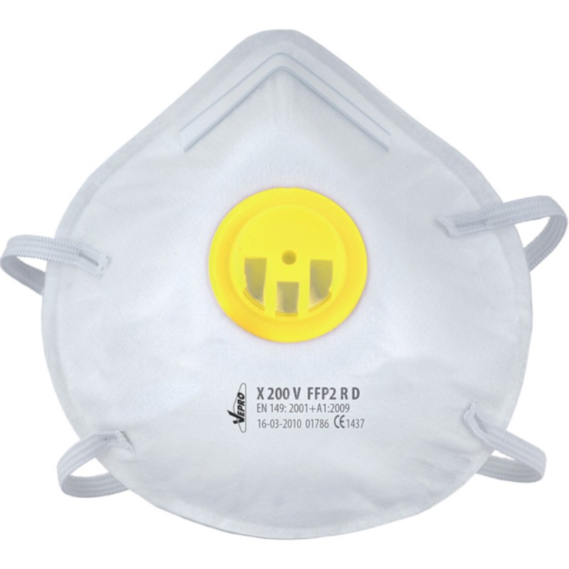 Boite de 10 Masques Filtrant FFP2 P200VFFP2RD  - Vepro