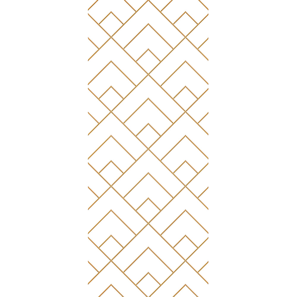 Sticker porte Pyramides dorées