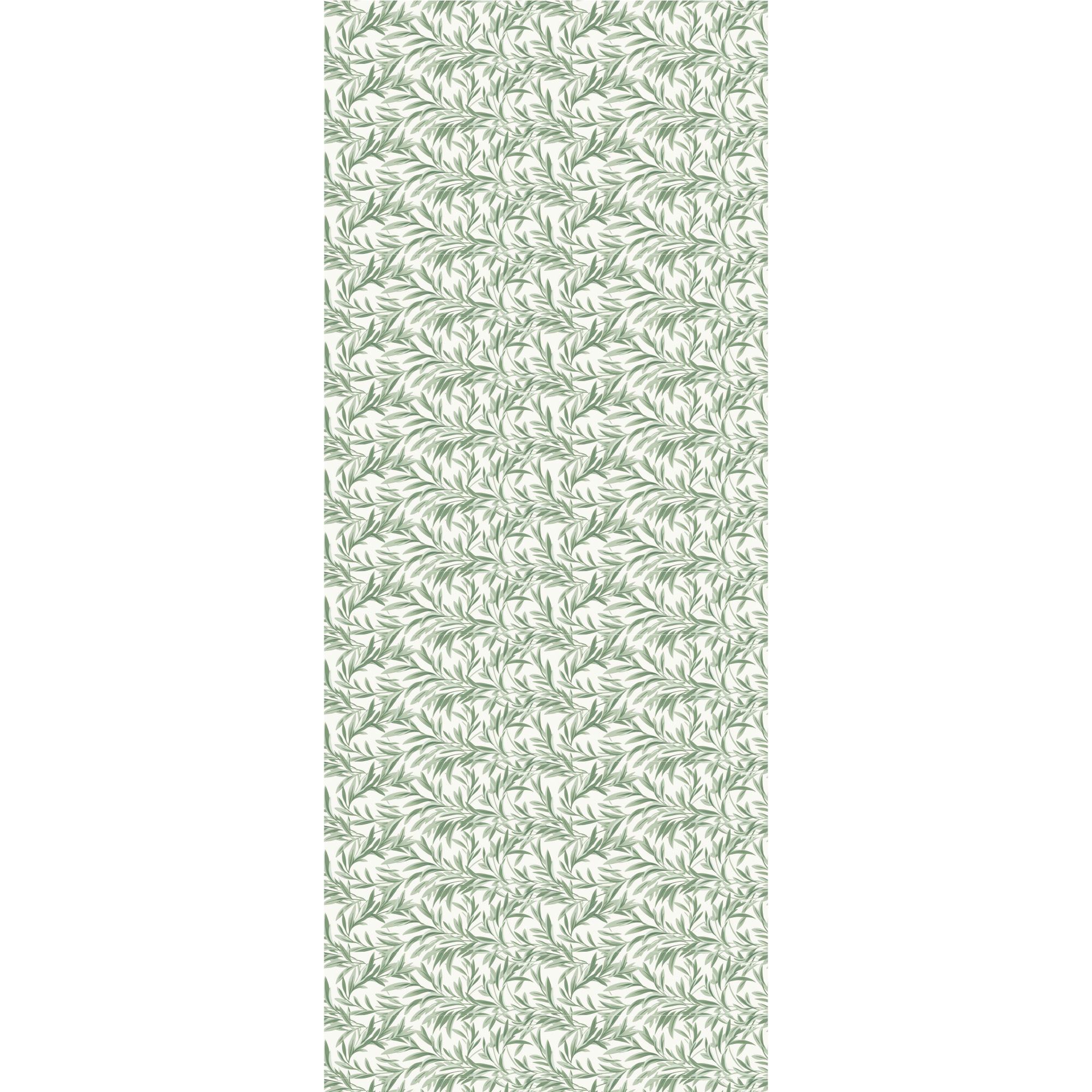 Sticker porte feuillage Vert
