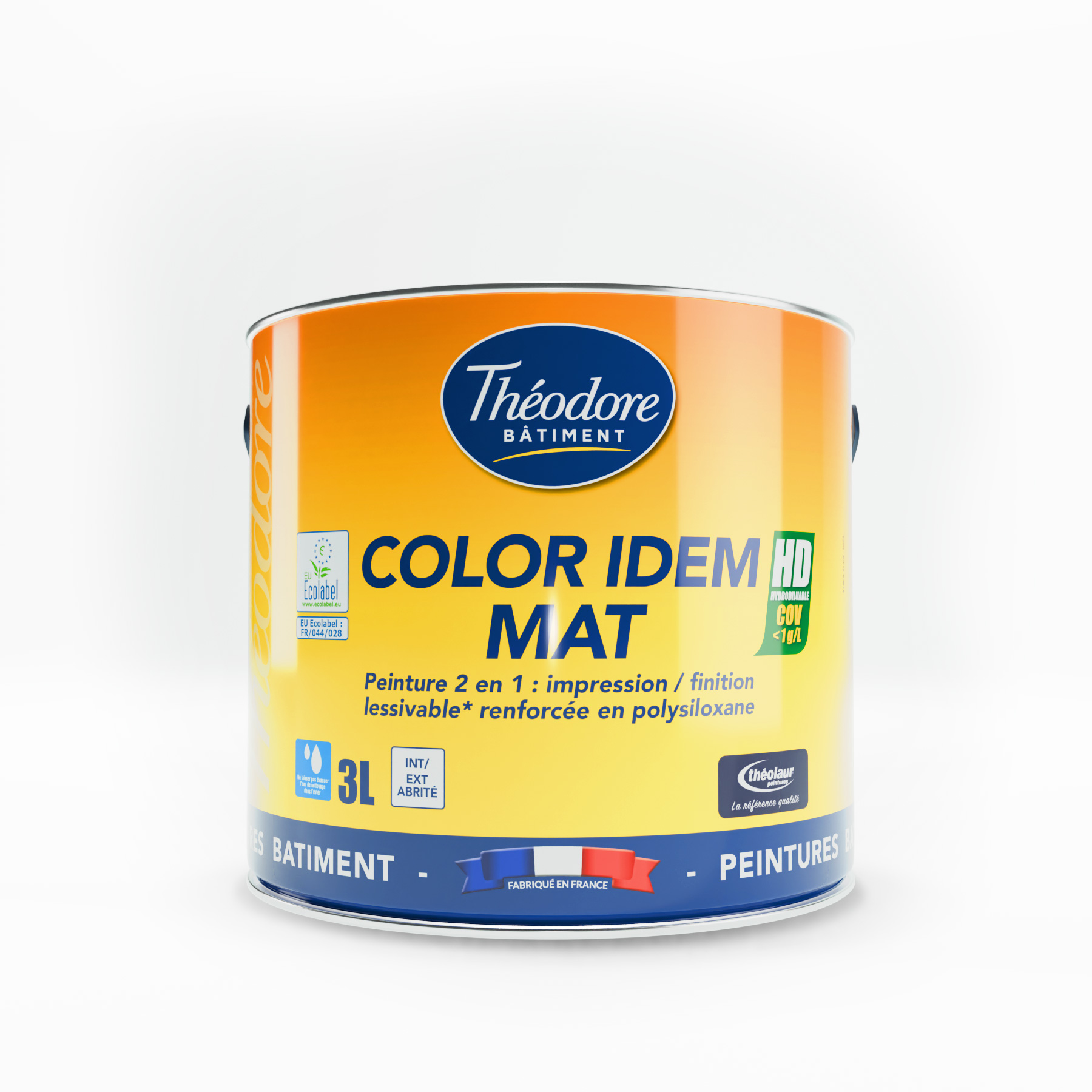 Peinture Mate Color Idem HD 13 litres Peinture intérieure - Theodore Maison de peinture