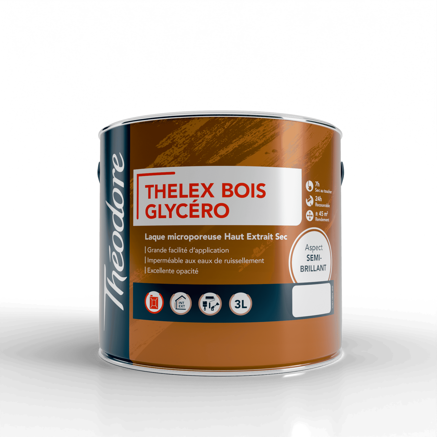 peinture glycéro semi-brillant pour boiseries