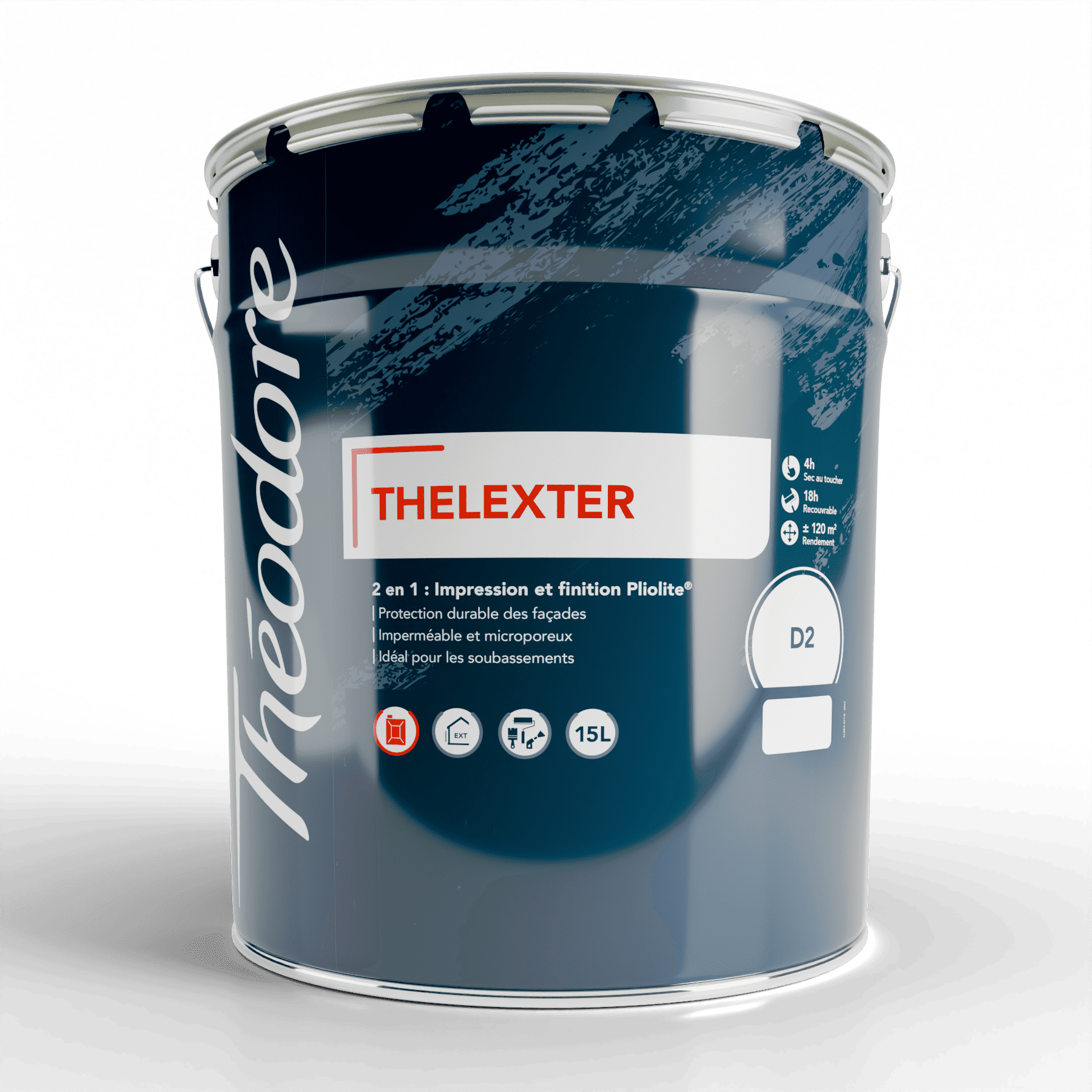 Peinture façade Glycéro Théodore