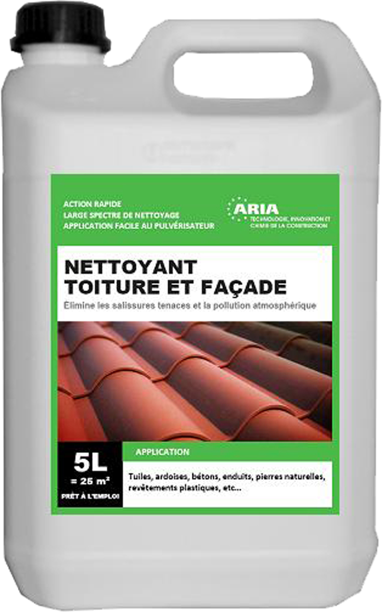 Aria Express 5L - Nettoyant rapide façades et toitures