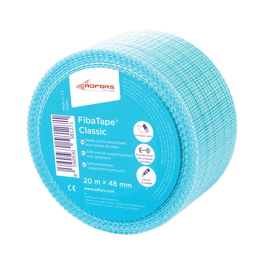 ADFORS FibaTape® Classic - bande à joint autocollante pour plaque de plâtre  48 mm x 45