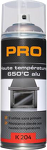 BOMBE PEINTURE HAUTE TEMPERATURE ALU 400ML
