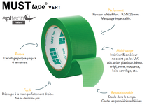 BANDE MUST TAPE 50MMX25M