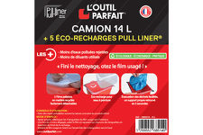 Seau à peindre 7 ou 14 litres avec 5 recharges pelables.
2685014 - 14l Seau à peindre 7 ou 14 litres avec 5 recharges pelables.