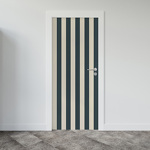 sticker porte rayures noir et beige sticker porte rayures noir et beige
