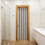 sticker porte rayures taupe sticker porte rayures taupe