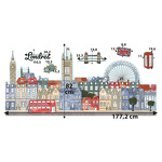 Sticker Maural skyline de Londres Sticker Maural skyline de Londres