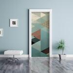 Sticker porte Triangle scandinaves Sticker porte Triangle scandinaves