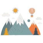 Sticker mural montagne Sticker mural montagne