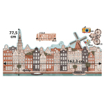 Sticker Mural skyline d'Amsterdam Sticker Mural skyline d'Amsterdam