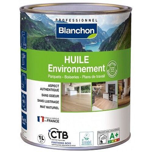 Huile bio-sourcée parquets, boiseries &amp; Plans de travail - Blanchon