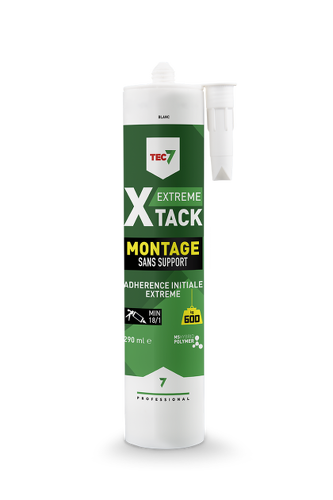 Mastic MS polymère fixation forte X-TACK - Tec7