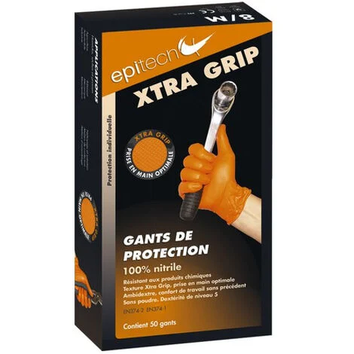 Gant de protection en nitrile XTRA GRIP 100% nitrile Theard