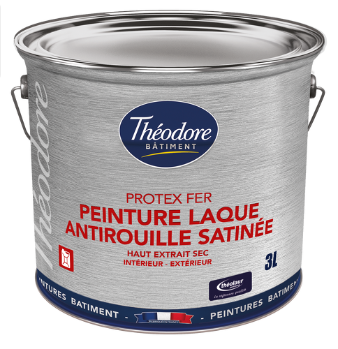 peinture laque satinée Protex fer