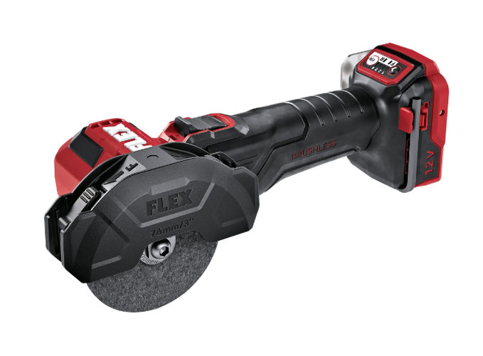 Mini-meuleuse d’angle sur batterie 12 V, 76 mm