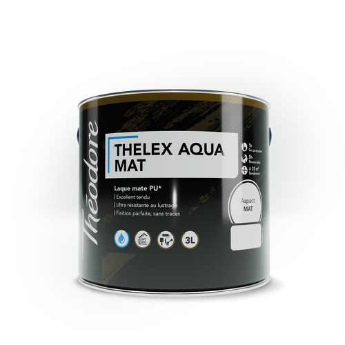 Laque mate finition parfaite, ultra résistantes - Theodore maison de peinture