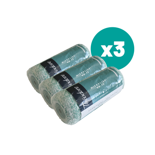 Lot de 3 Manchons Microfibre THEODORE - 180mm
