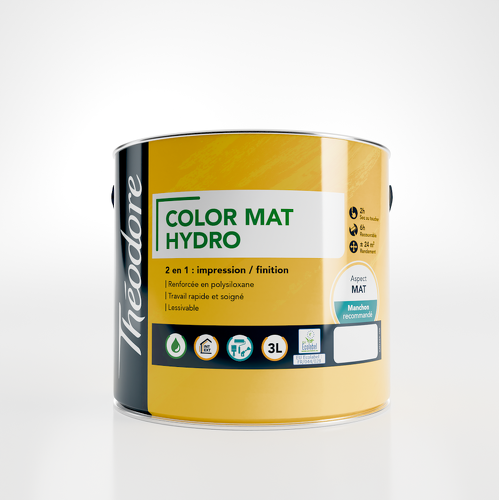 Peinture Intérieure mate Lessivable Faible COV &lt;1g/L