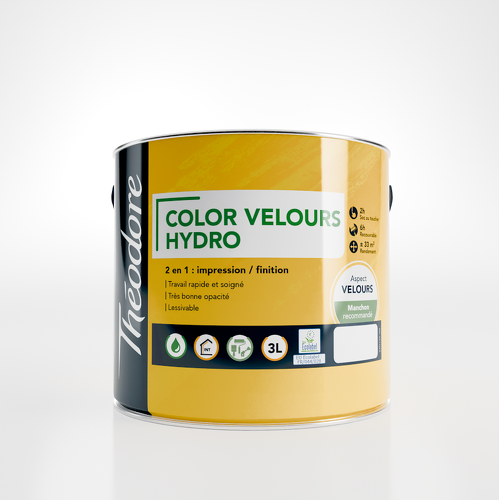 Peinture Intérieure Velours Lessivable   Faible COV &lt;1g/L