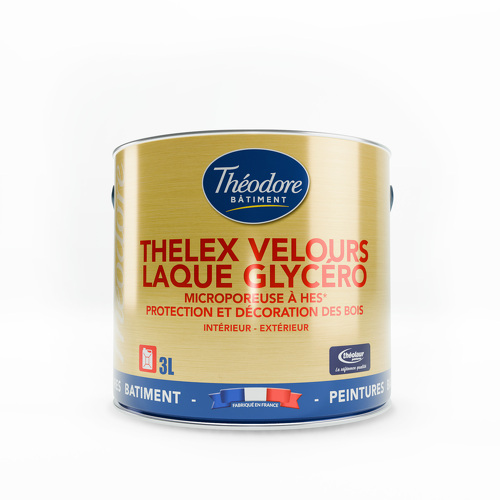 Peinture Glycéro Velours à haut extrait sec pour boiseries