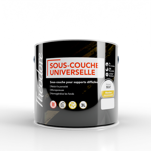 Sous-couche universelle murs, plafonds et boiseries