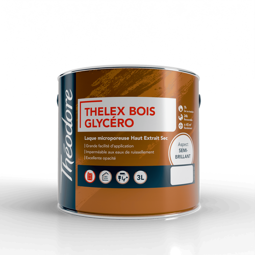PEINTURE THÉLEX BOIS GLYCERO SEMI-BRILLANT - THEODORE