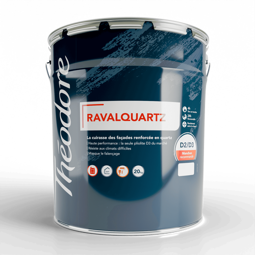 Peinture façade mate semi-épais