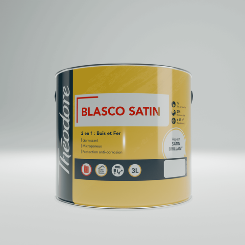 PEINTURE GLYCERO BOIS ET FER - BLASCO SATIN